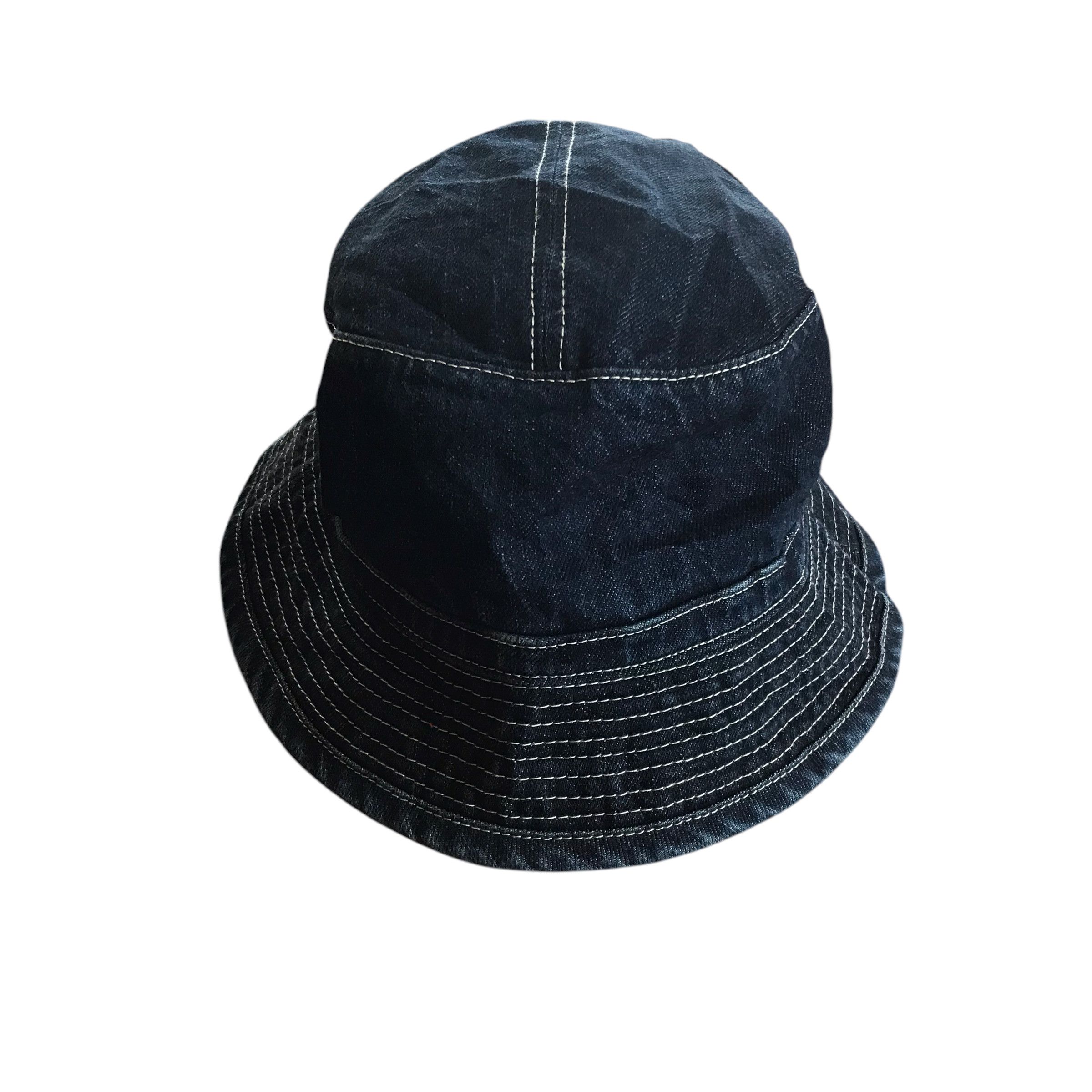 Blue Blue Japan CA4LA Distressed Denim Bucket Hat Made in Japan Size ONE SIZE - 1 Thumbnail