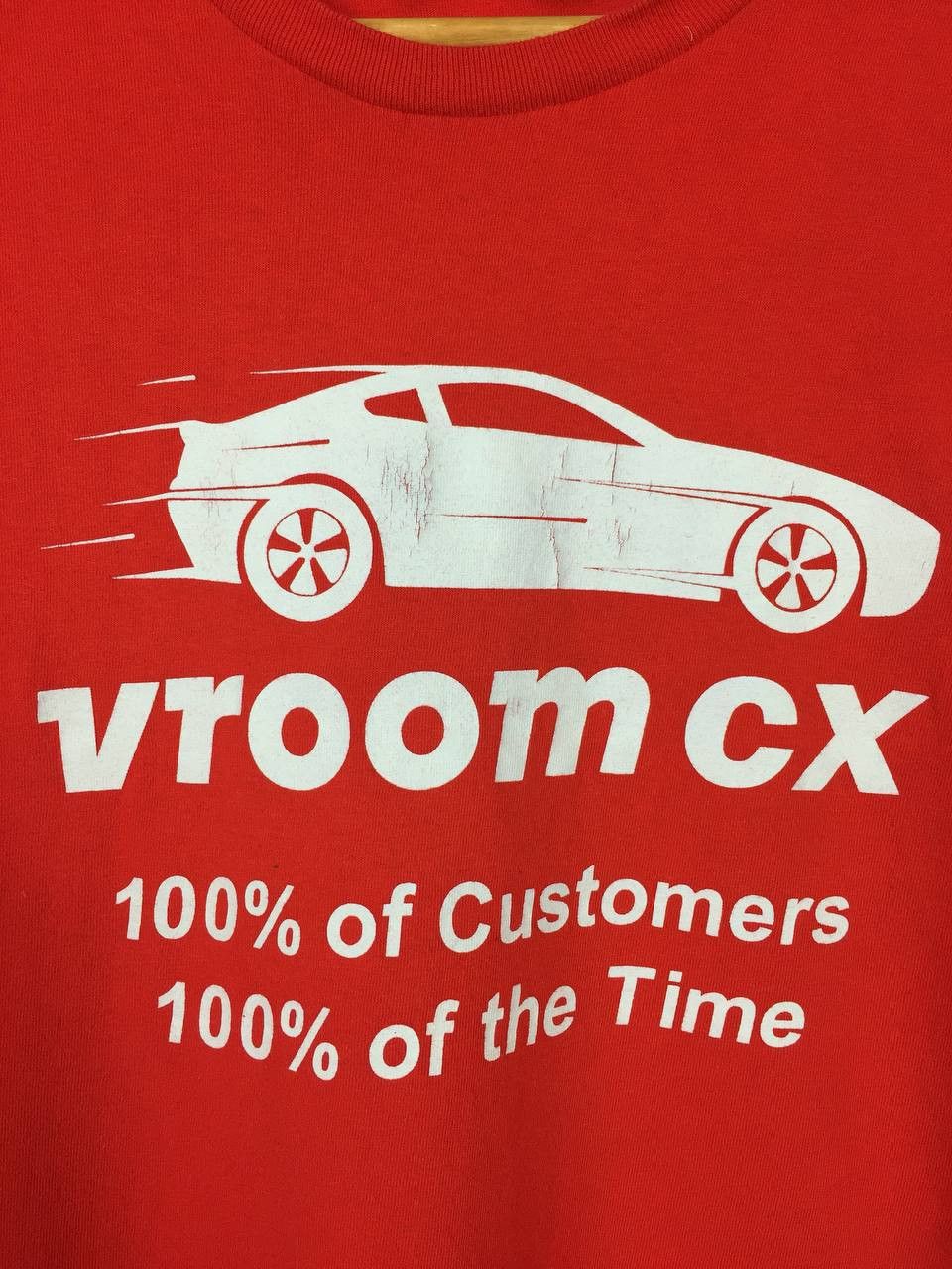 Gildan × Vintage Vroom CX 100% Of Customers 100% Of The Time Tee Size US XL / EU 56 / 4 - 4 Thumbnail
