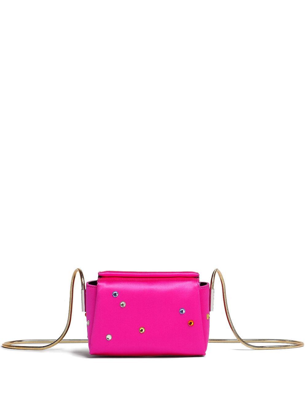 Marni o1w1db10125 Size:OS/Embellished-Satin-Mini-Bag in Pink Size ONE SIZE - 1 Thumbnail