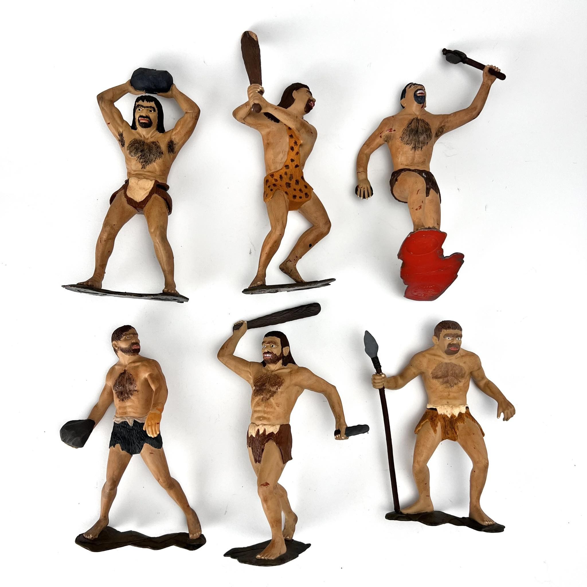 Vintage Vintage USSR Plastic Toy Set of 6 Soldiers Hand Painted Size ONE SIZE - 2 Thumbnail