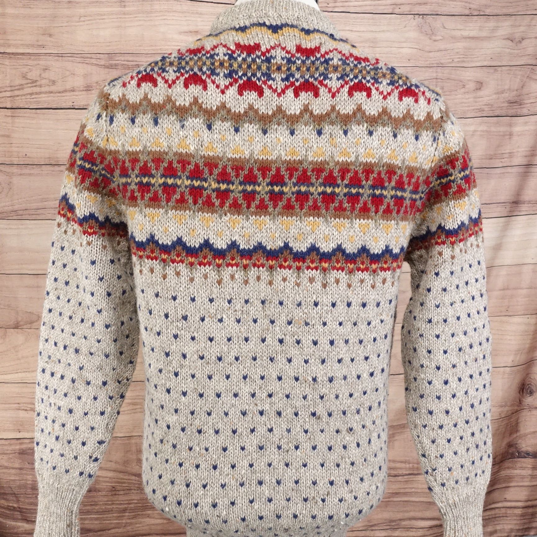 French Connection VINTAGE FRENCH CONNECTION NO 2 ARGYLE POLKA DOT PULLOVER SWEATER MENS L Size US L / EU 52-54 / 3 - 3 Thumbnail