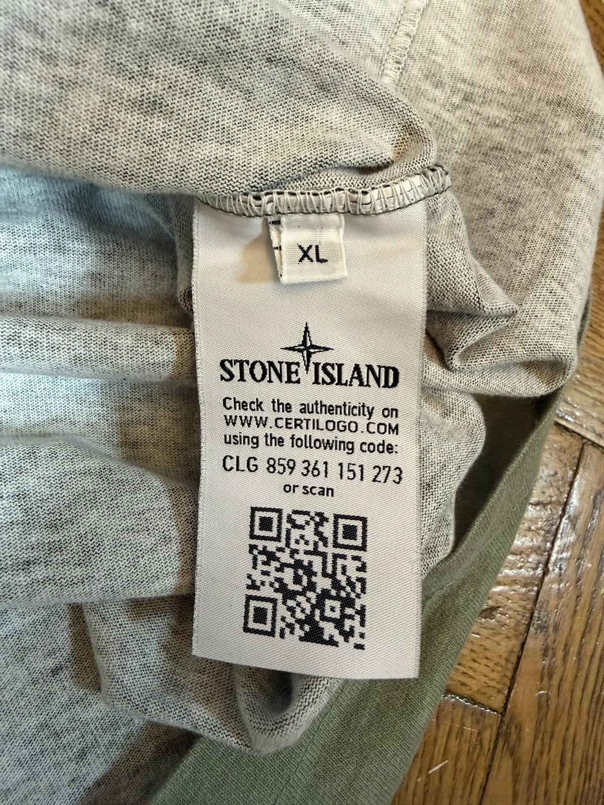 Stone Island Stone Island single stitch printed t-shirt Size US XL / EU 56 / 4 - 5 Thumbnail