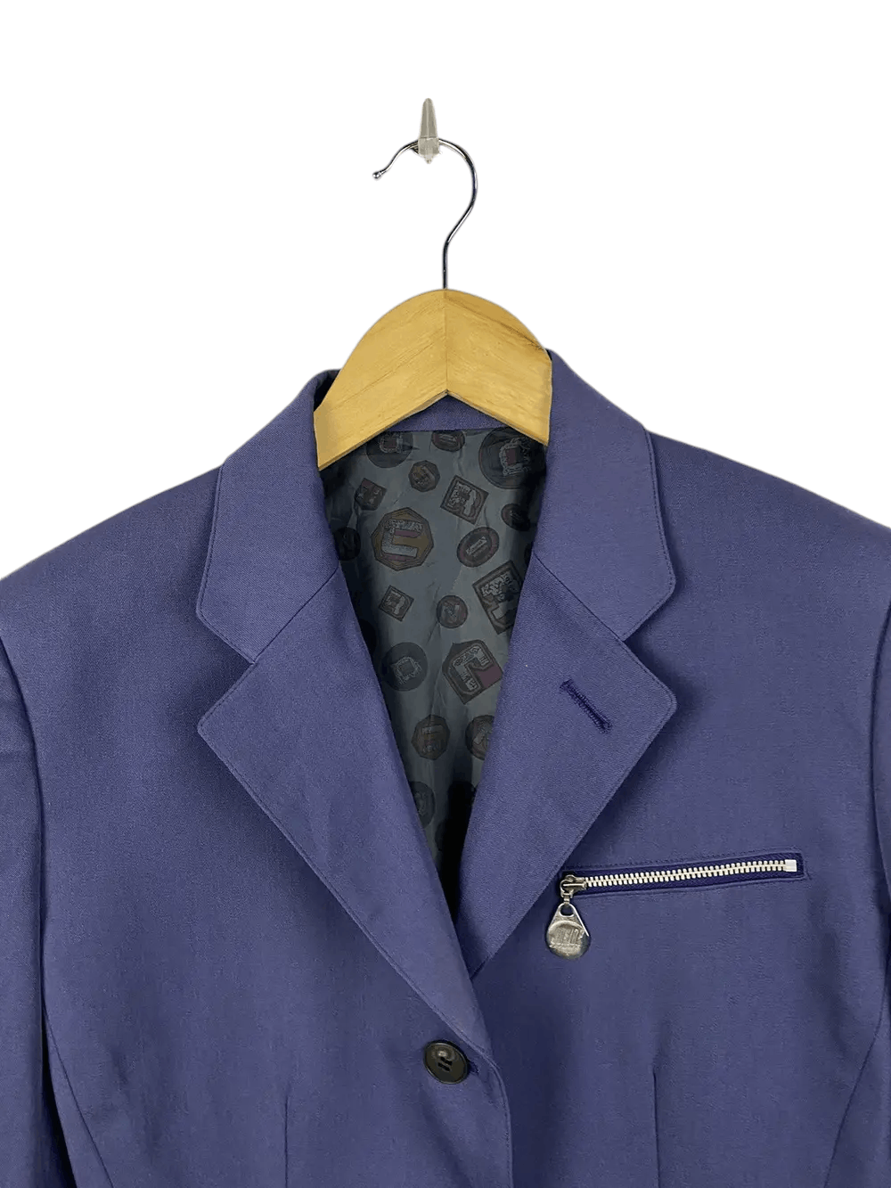 Jean Paul Gaultier Vintage Junior Gaultier Blazer Jacket Purple Size M / US 6-8 / IT 42-44 - 5 Thumbnail