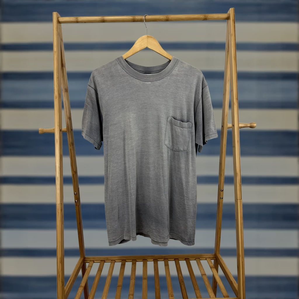 Stafford VTG Stafford WIP Workwear Pocket T-Shirt M Navy Ashe Gray Grunge 90s Mens Size US M / EU 48-50 / 2 - 1 Thumbnail