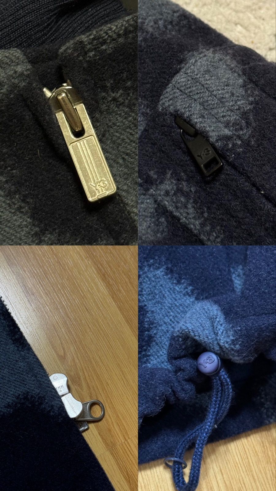 Adidas × Y-3 × Yohji Yamamoto Y-3 Yohji Yamamoto Sample Double-Breasted Wool Coat Leopard Size US M / EU 48-50 / 2 - 18 Thumbnail