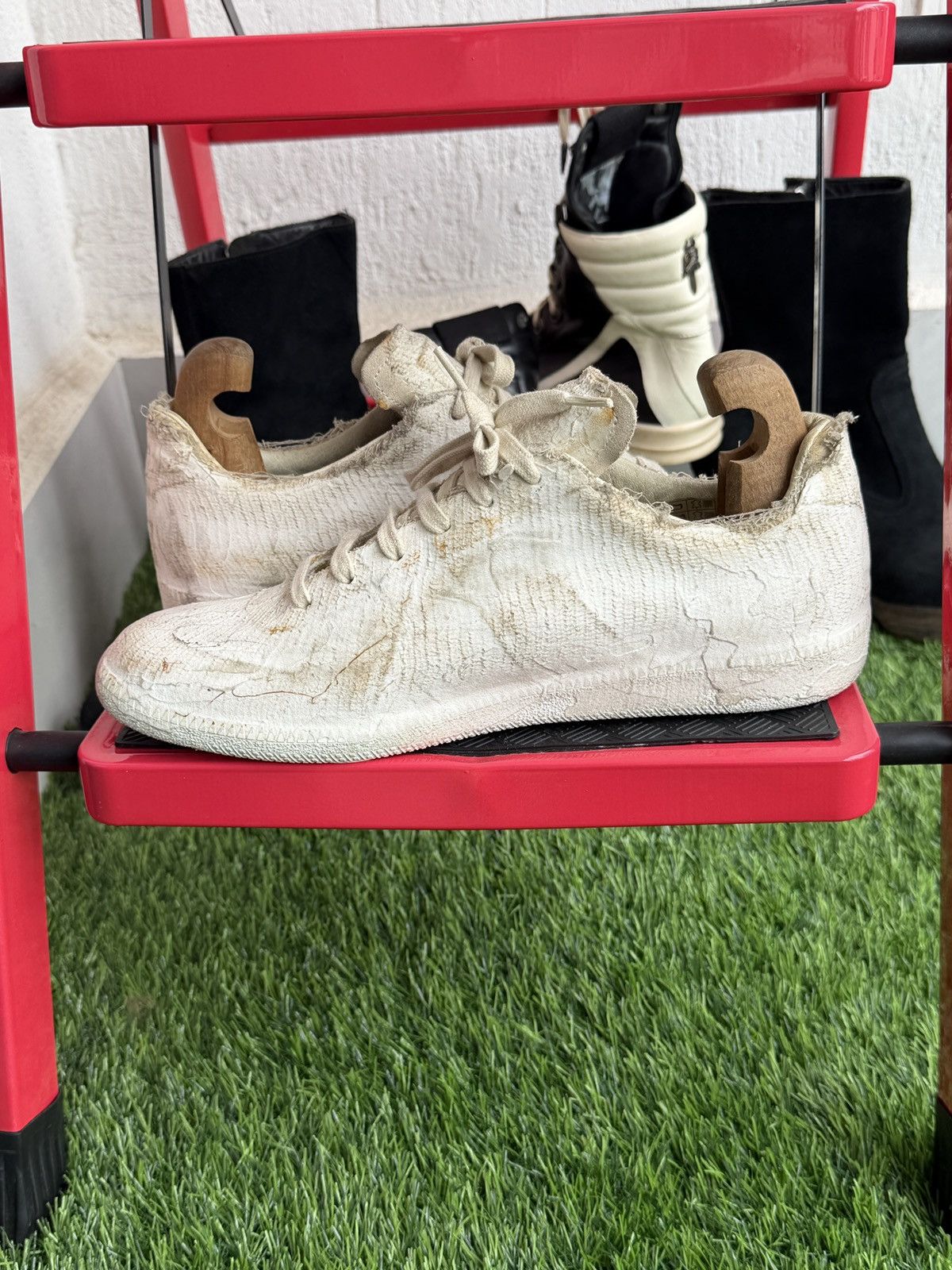 Maison Margiela 🔥🥶Plastered Gat replica trainer Size US 10.5 / EU 43-44 - 6 Thumbnail