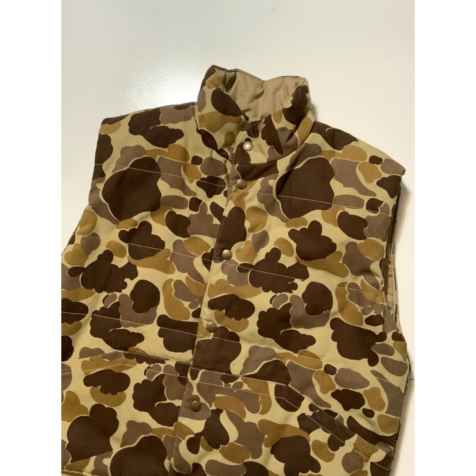 Vintage VTG 80s Out’N Praire Hunting Frogskin Camo Outdoor Reversible Vest Jacket Sz. M Size US M / EU 48-50 / 2 - 6 Thumbnail
