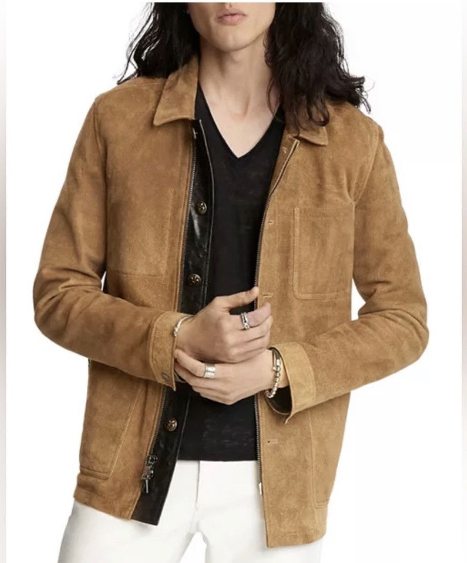 John Varvatos Workwear Suede Jacket EU 50 USA 40 Size US M / EU 48-50 / 2 - 3 Thumbnail
