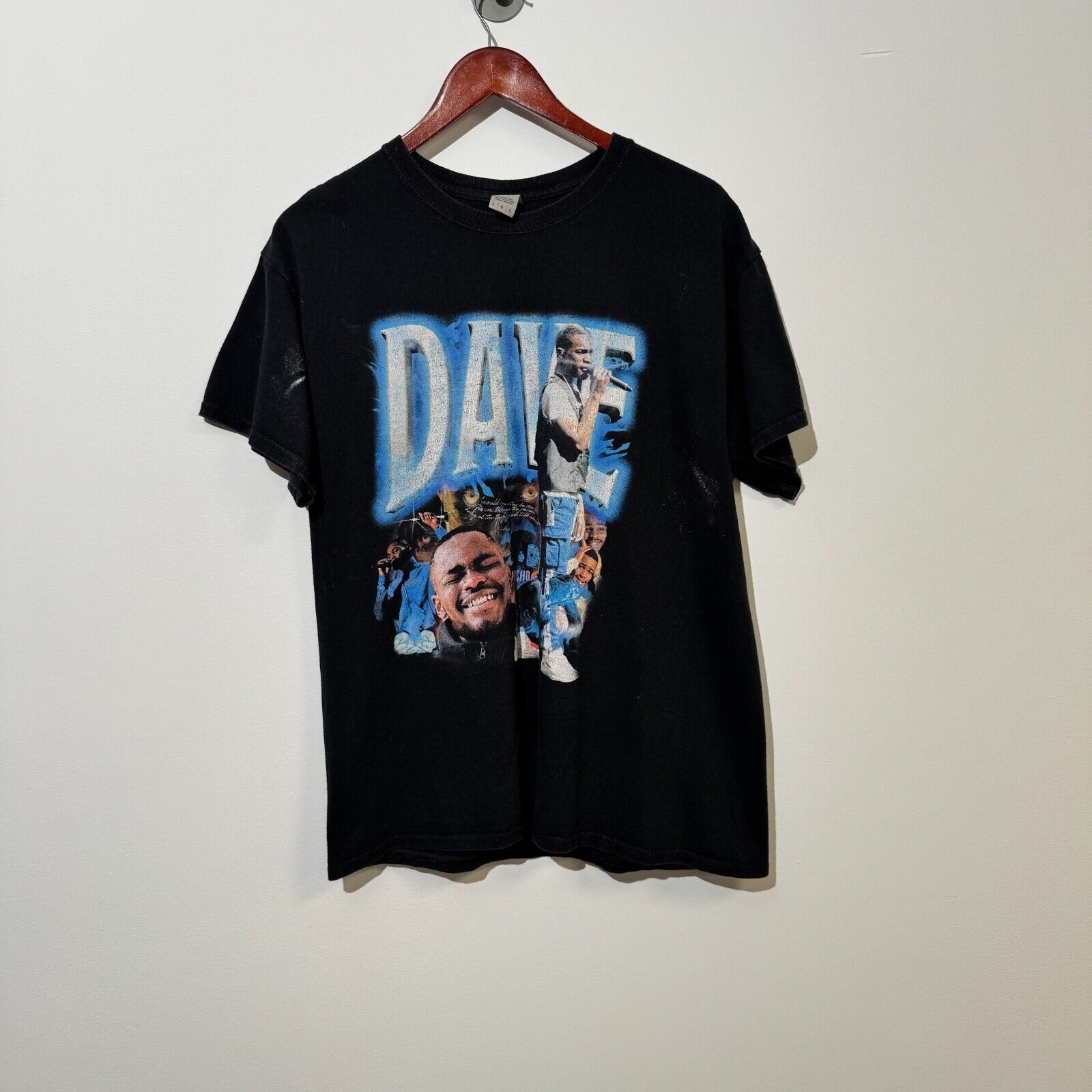 Vintage Vintage Unisex Black Cotton T-Shirt Size L Regular Fit 90s Size US L / EU 52-54 / 3 - 1 Thumbnail