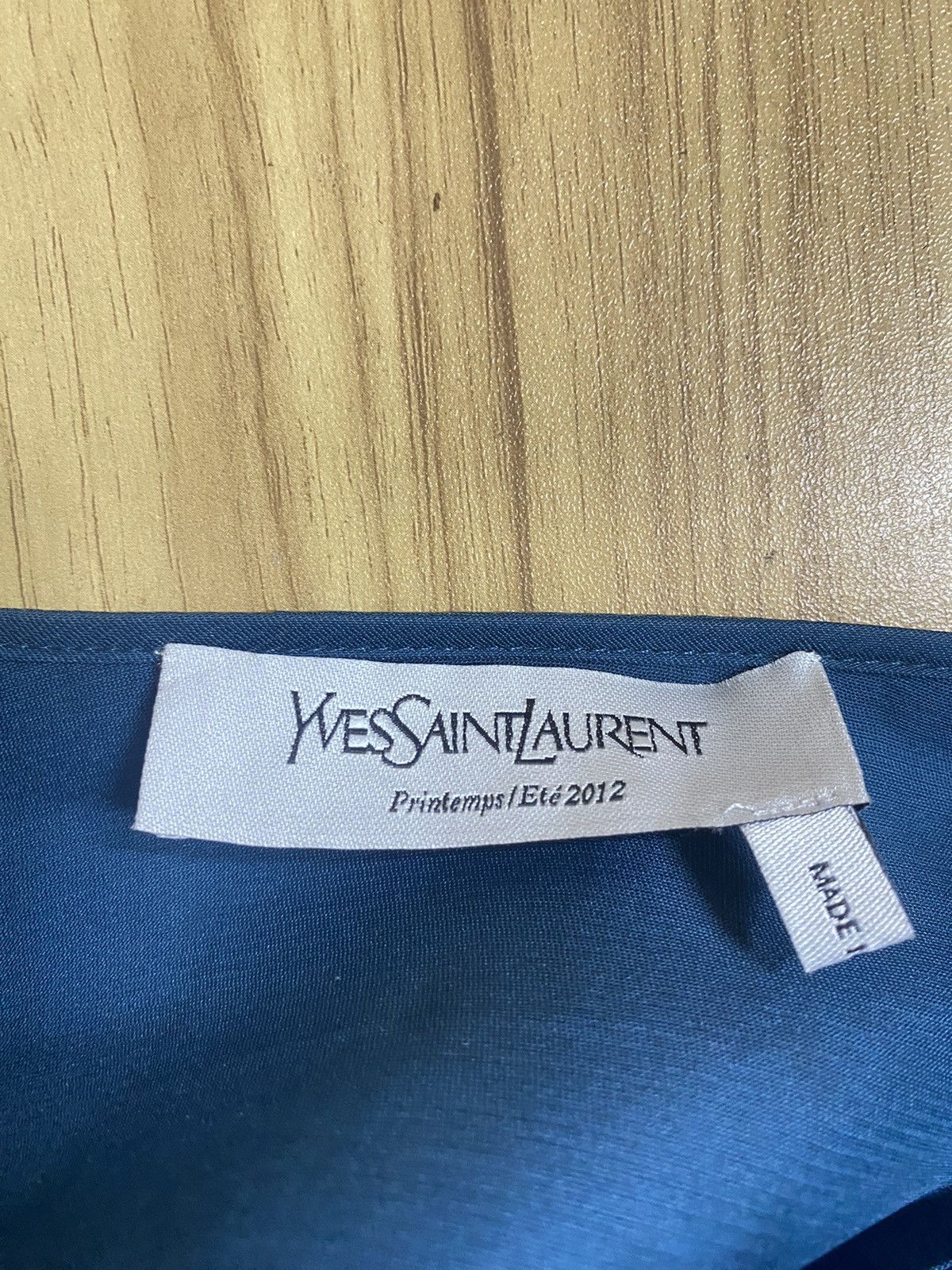 Yves Saint Laurent 2012 Resort Runway Yves Saint laurent silk top Size S / US 4 / IT 40 - 6 Thumbnail
