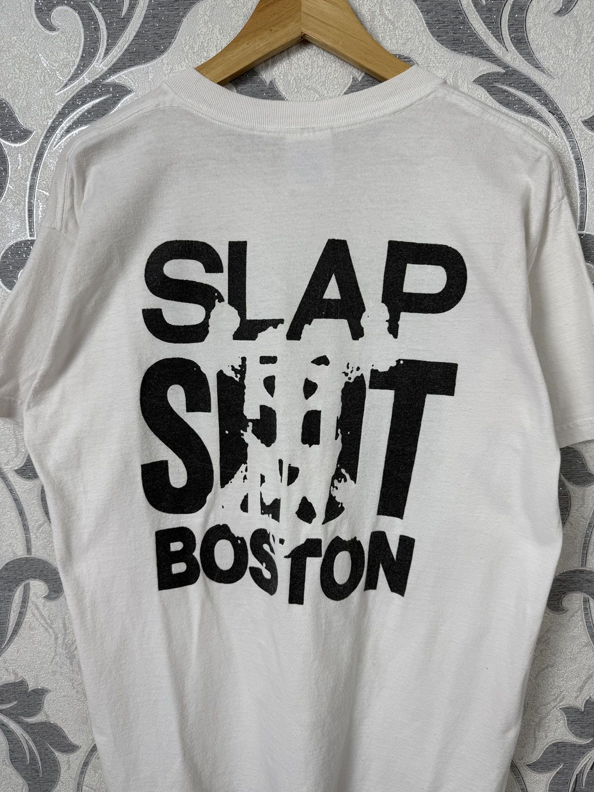 Band Tees Vintage 90s Slapshot Boston Band Tees Shirt Size US L / EU 52-54 / 3 - 8 Thumbnail