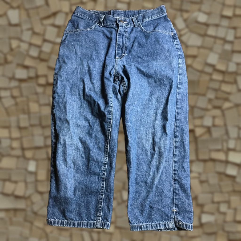 Denime Denim Riders Jeans Women's Size 30 Blue Denim Capri Straight Leg Size 30" / US 8 / IT 44 - 1 Thumbnail