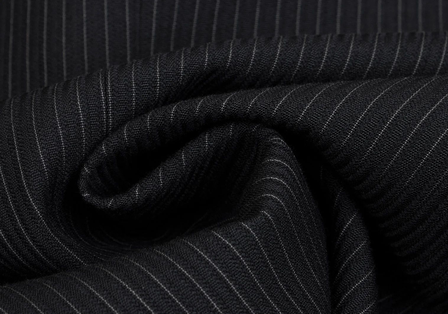 Jean Paul Gaultier Wool Stripe Double Breasted Jacket in Dark Navy 44M Size US S / EU 44-46 / 1 - 17 Thumbnail