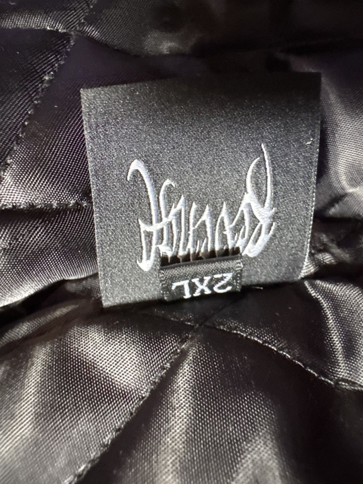 Revenge Revenge “Metal” Embroidered Vegan Leather Jacket Size US XXL / EU 58 / 5 - 6 Thumbnail