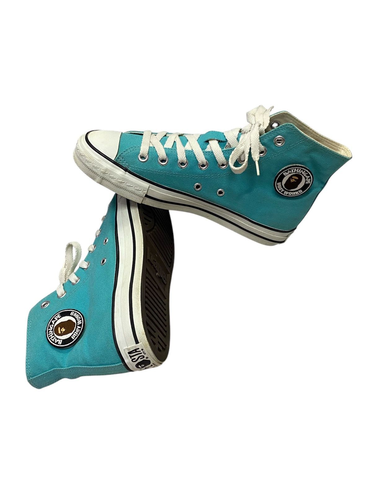 Bape × Nigo A Bathing Ape Sta Hight Cut Sneakers Size US 7 / EU 40 - 1 Thumbnail