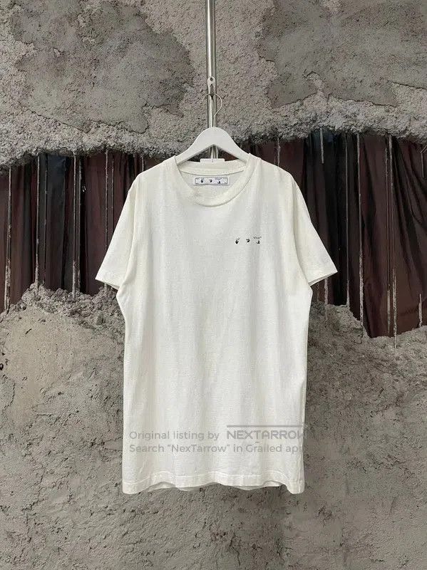 Off-White Off-White Summer Men's Cotton Short Sleeve T-Shirt . Size US M / EU 48-50 / 2 - 1 Thumbnail