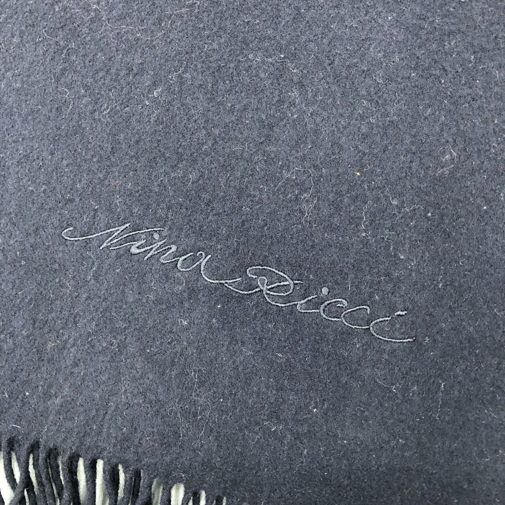 Nina Ricci Vintage Nina Ricci Scarf Muffler Wool Winter Fringe Scarves Size ONE SIZE - 4 Thumbnail