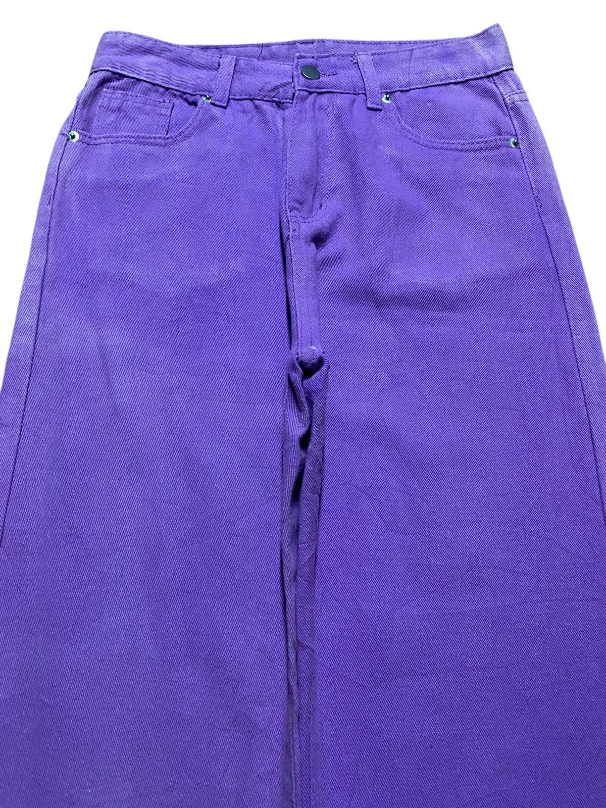 Japanese Brand Vintage Japanese Brand Faded Wash Frayer Baggy Jeans Size US 28 / EU 44 - 3 Thumbnail