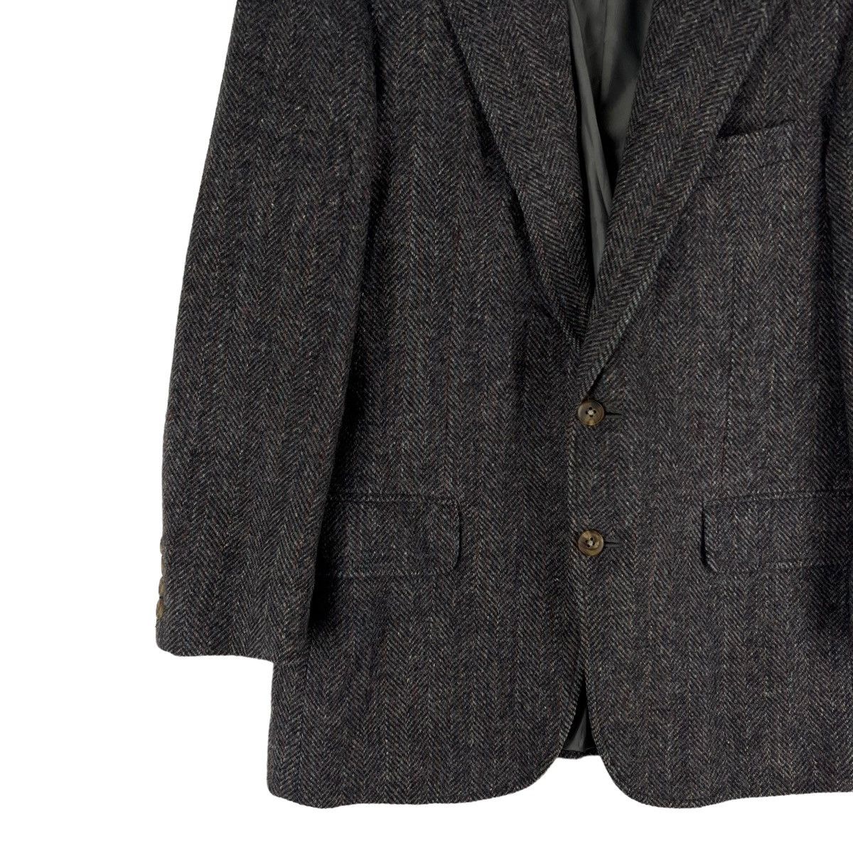 Harris Tweed 🔥VINTAGE HARRIS TWEED WOOL JACKET DOUBLE BREAST Size US M / EU 48-50 / 2 - 3 Thumbnail