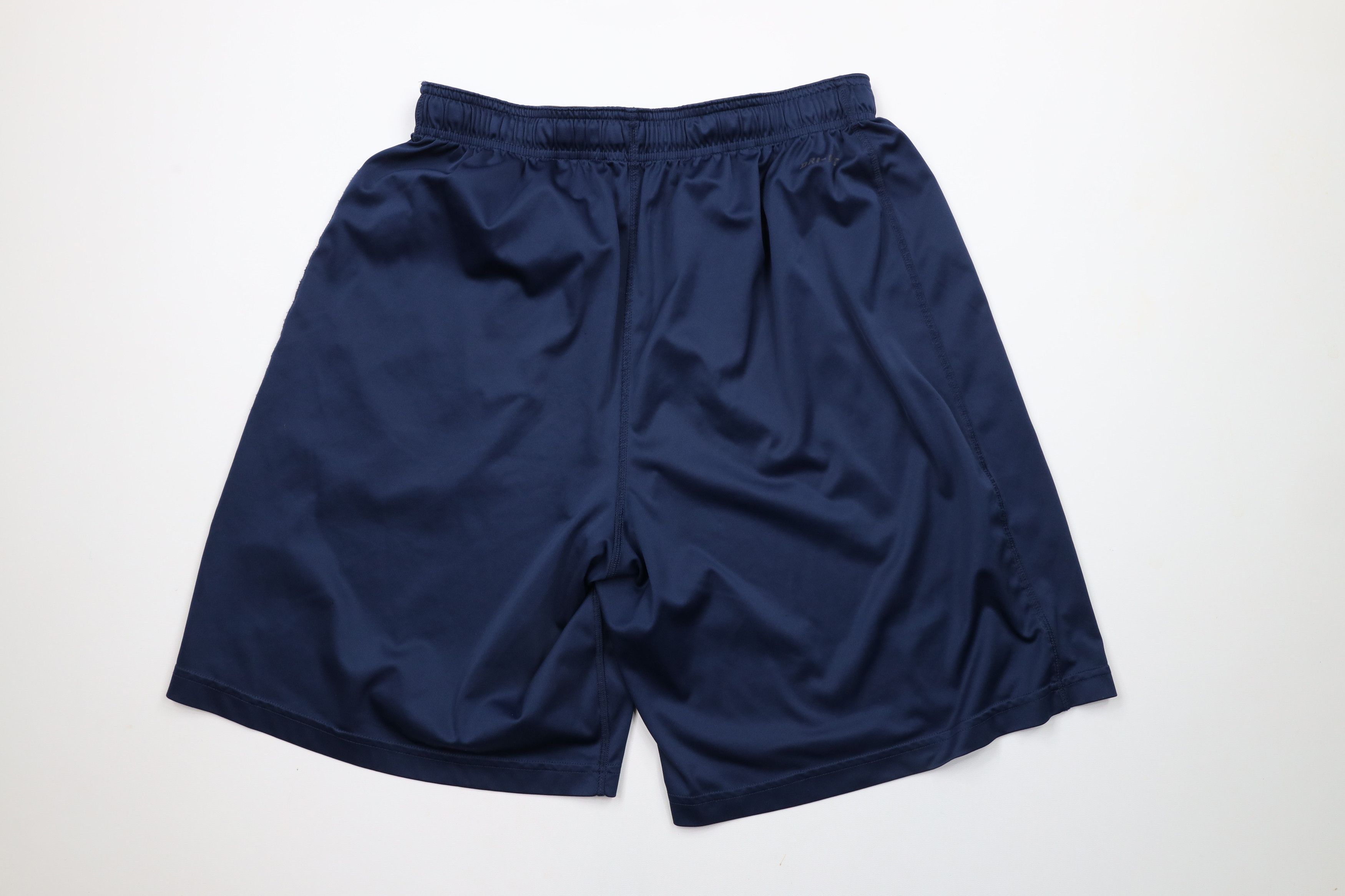 Nike × Vintage Vintage Nike Scott Mini Swoosh Gym Basketball Shorts Blue Size US 34 / EU 50 - 9 Thumbnail