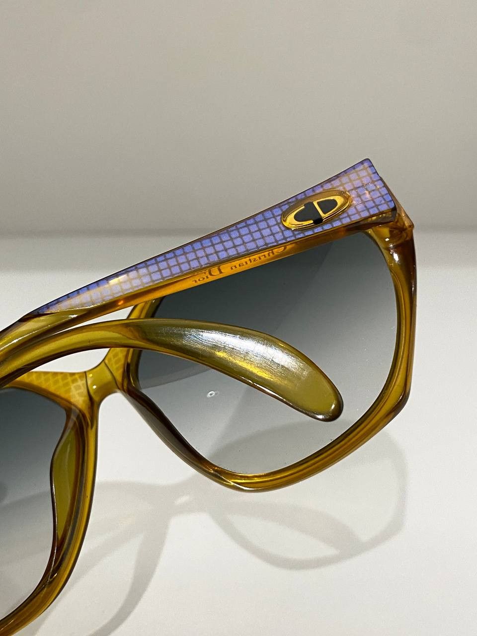 Dior Christian Dior CD Logo Oversized Retro Sunglasses Vintage Size ONE SIZE - 10 Thumbnail