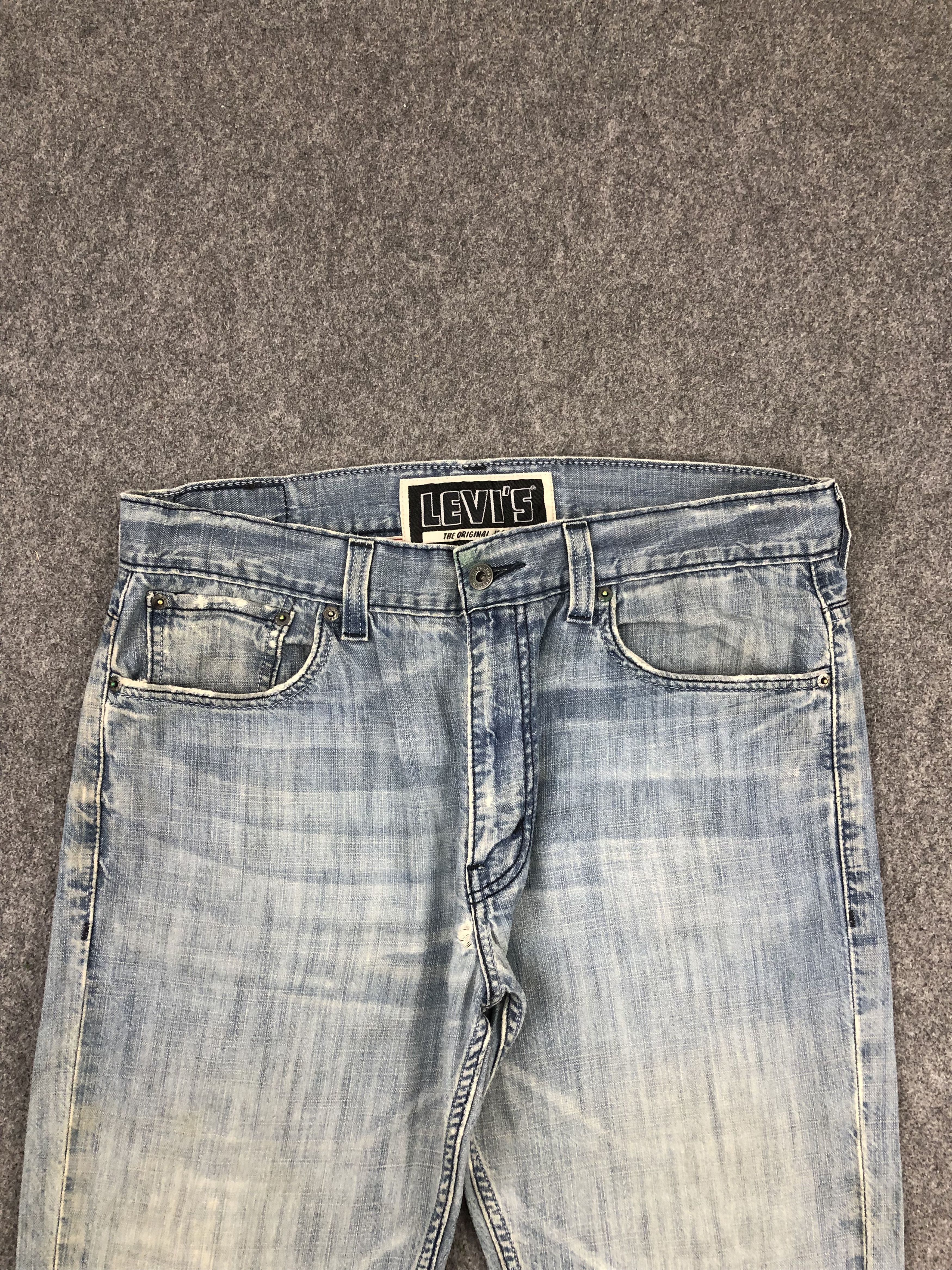 Levi's Vintage Distressed Levis 511 Light Washed Jeans DPP0253 Size US 36 / EU 52 - 2 Thumbnail