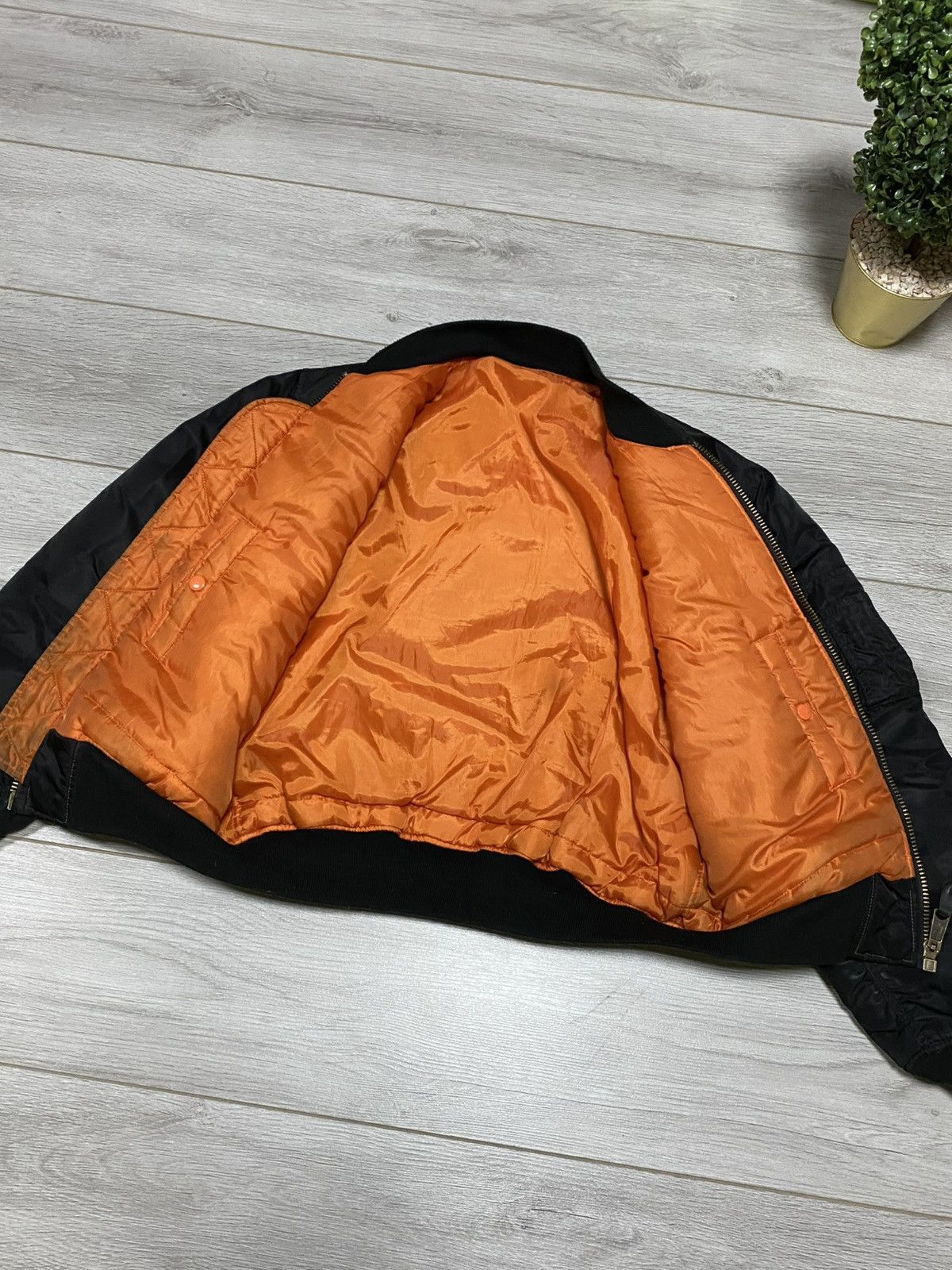 MIL-TEC MA-1 Vintage flyers man bomber delta jacket zip double side Size US M / EU 48-50 / 2 - 9 Thumbnail
