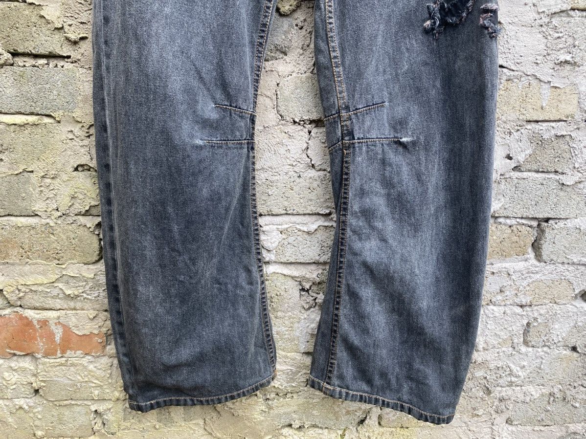 Japanese Brand Tough Jeansmith Lion Patch Banana Bootcut Jeans Size US 30 / EU 46 - 5 Thumbnail
