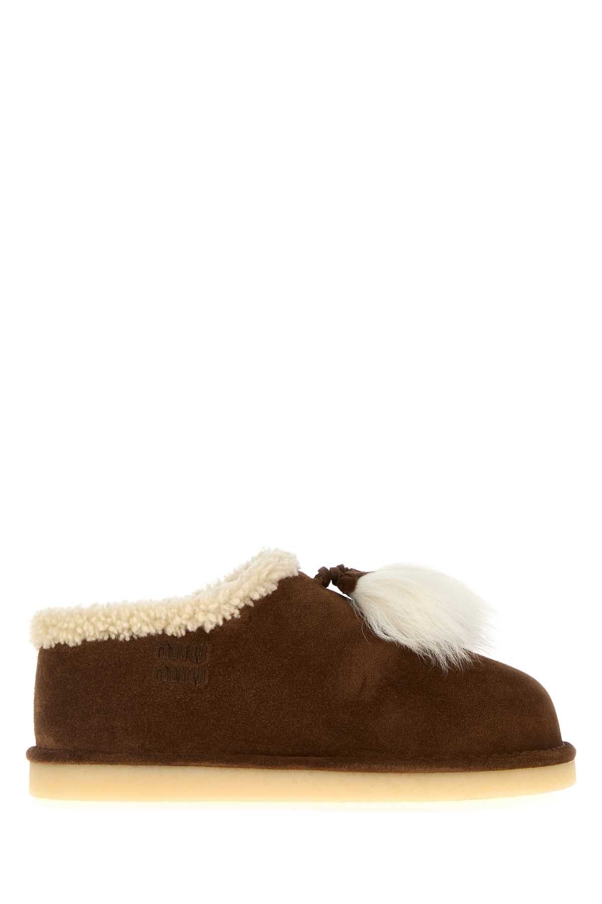 Miu Miu Brown Suede Ankle Boots Size US 11 / IT 41 - 1 Thumbnail