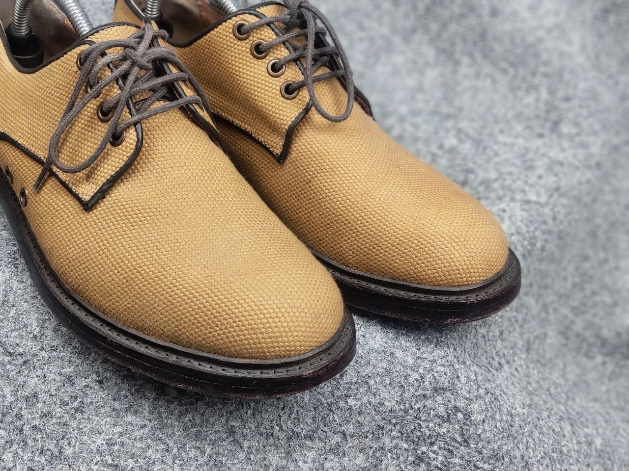 YMC You Must Create Design YMS Lace-up Canvas derby Brogue Shoes Size US 9 / EU 42 - 13 Thumbnail
