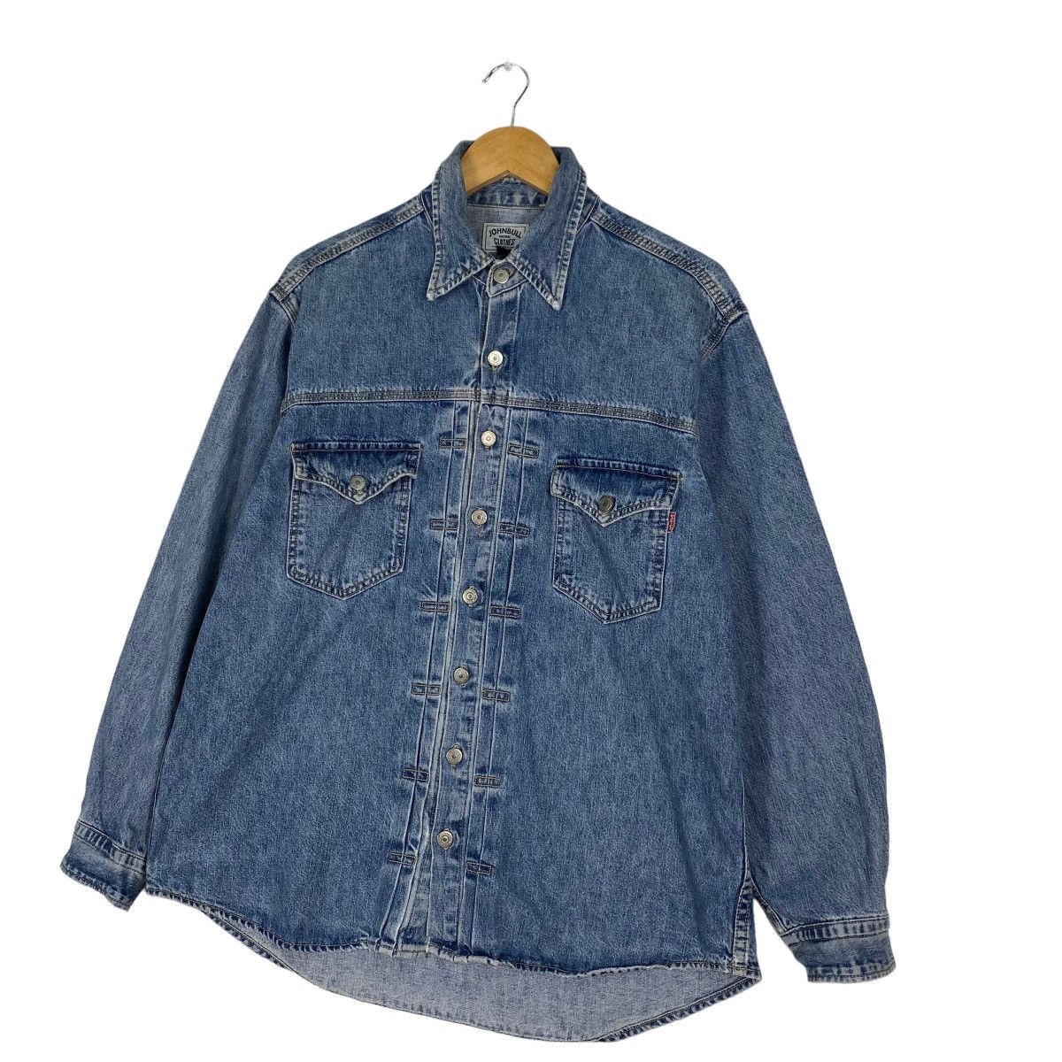 Japanese Brand Vintage JohnBull Work Shirt Inspired Kapital Jacket Size US M / EU 48-50 / 2 - 2 Thumbnail