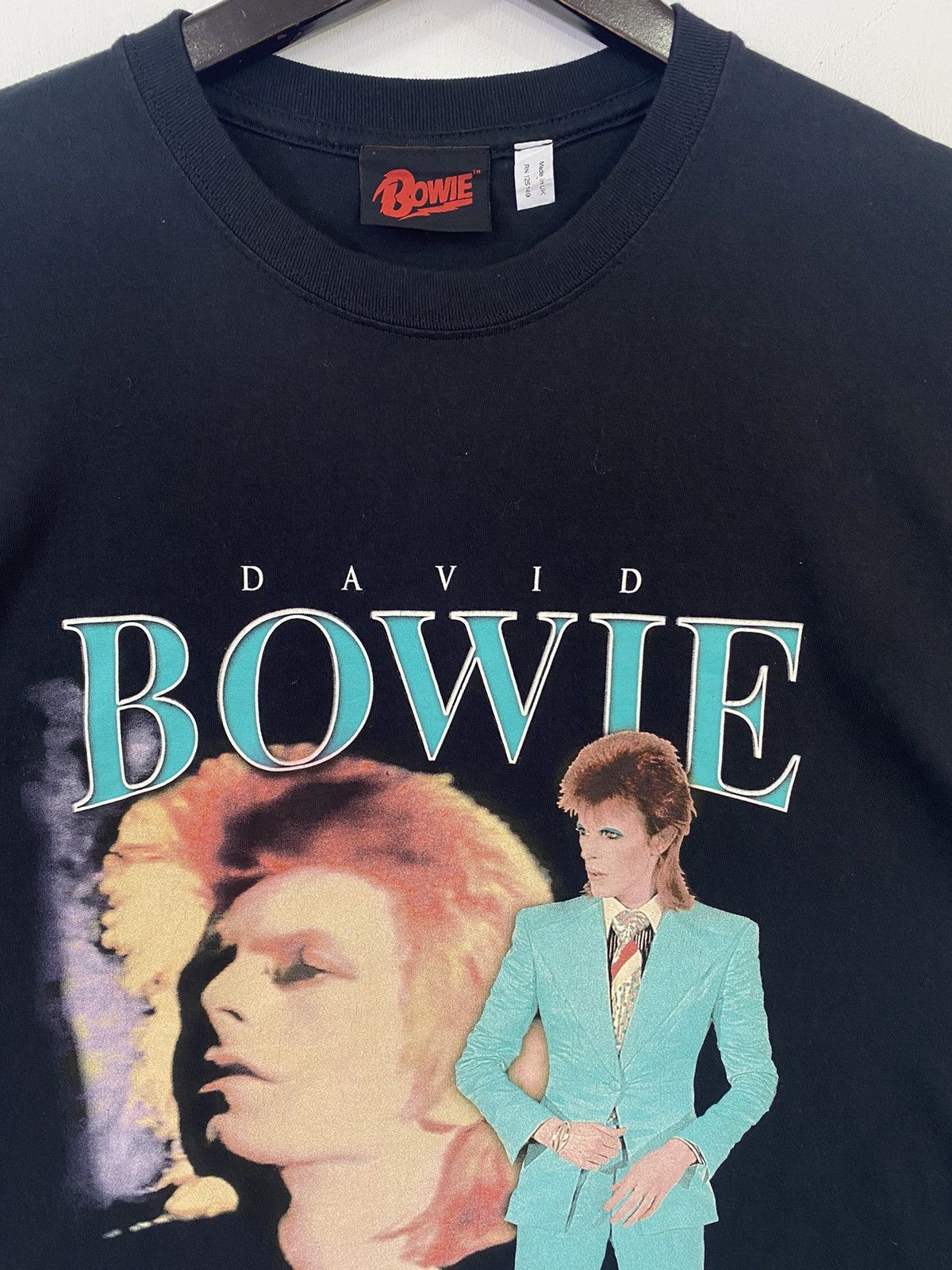 Band Tees 💥DAVID BOWIE glam rock vocal rare tee shirt Size US L / EU 52-54 / 3 - 3 Thumbnail