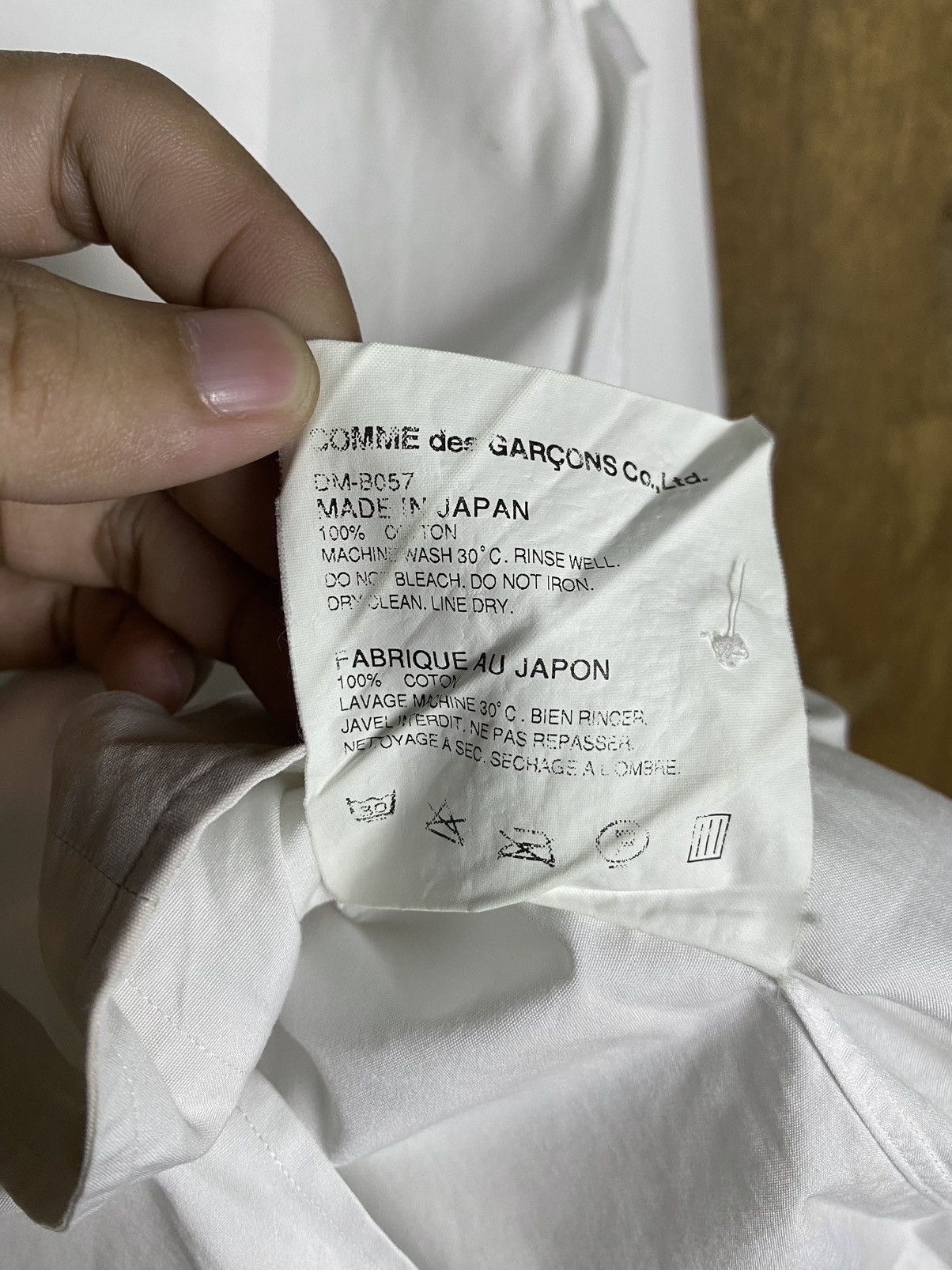 Comme des Garcons Vintage Comme des garcons Homme Deux shirt Size US S / EU 44-46 / 1 - 6 Thumbnail