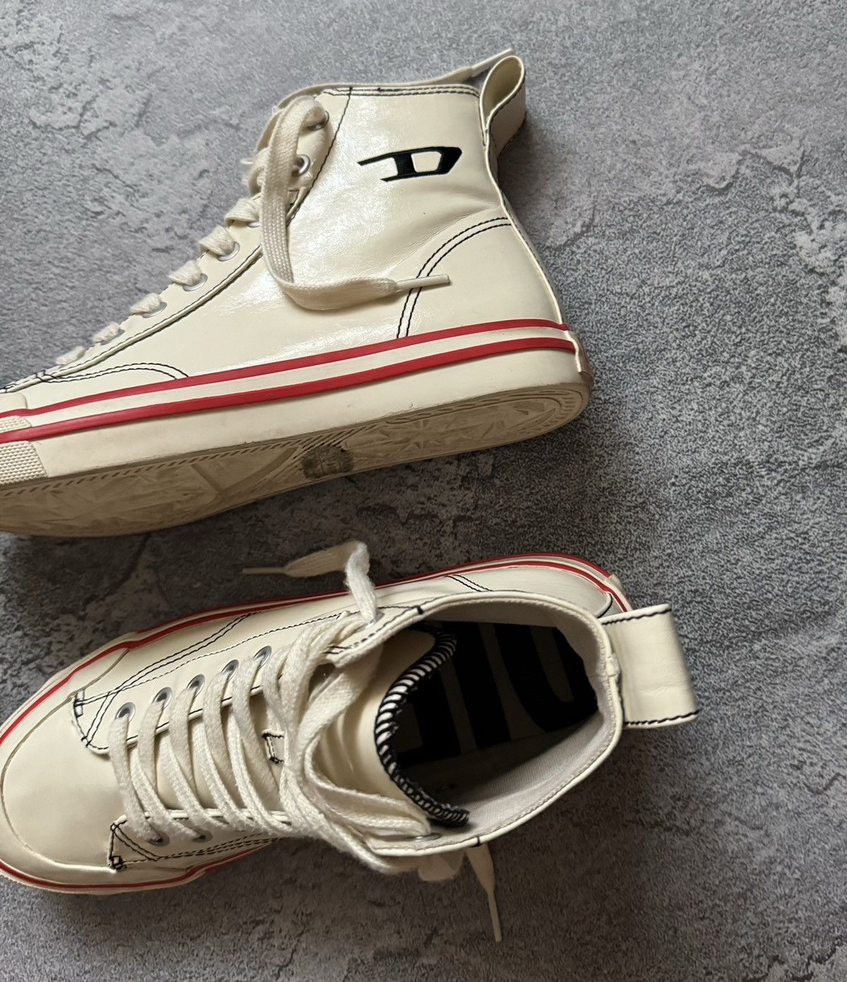 Diesel Diesel US8.5 EUR39 S-ATHOS MID W high top sneaker shoes y2k Size US 8.5 / IT 38.5 - 5 Thumbnail