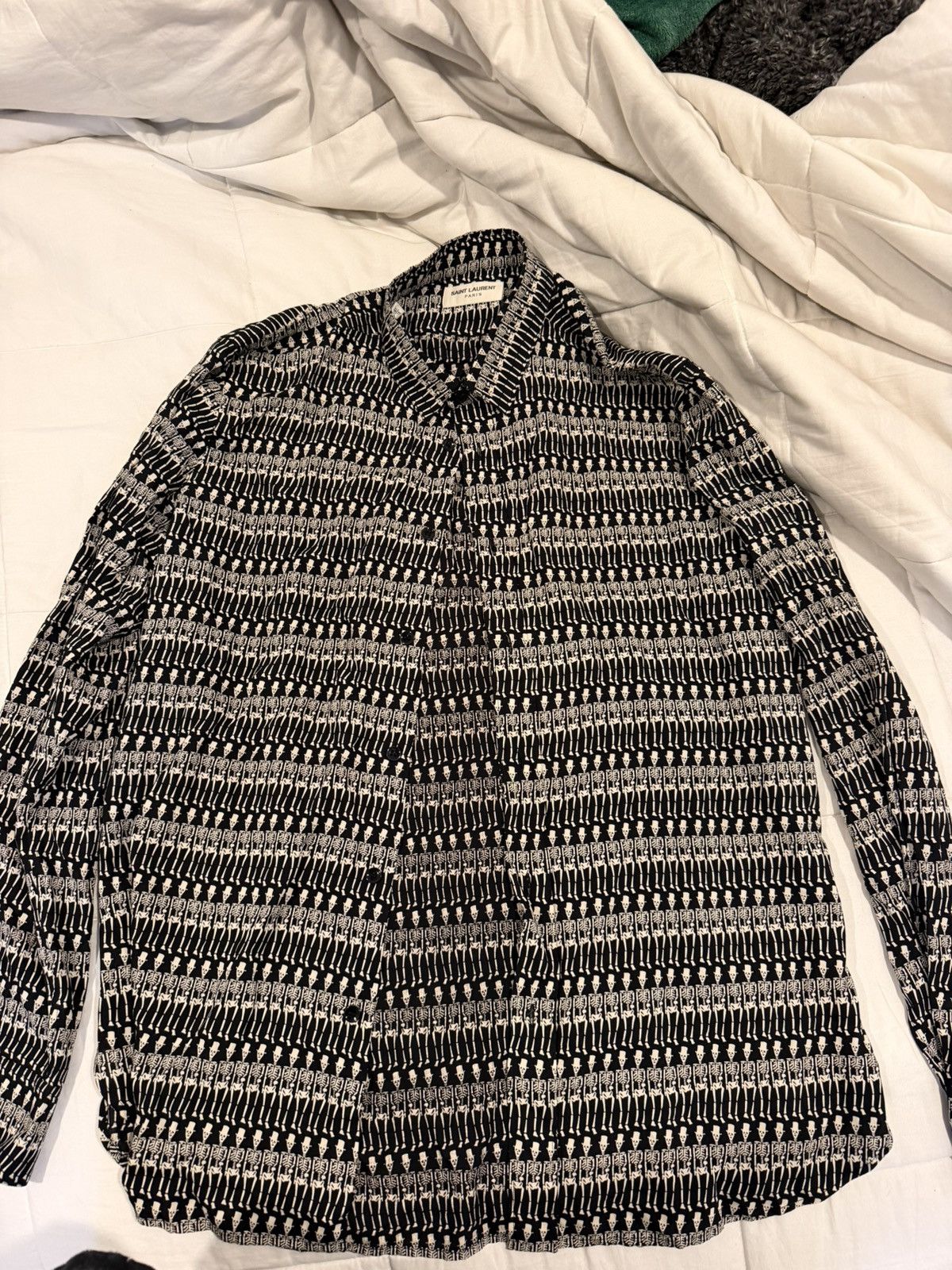 Saint Laurent Paris Button up shirt Size US XS / EU 42 / 0 - 1 Thumbnail