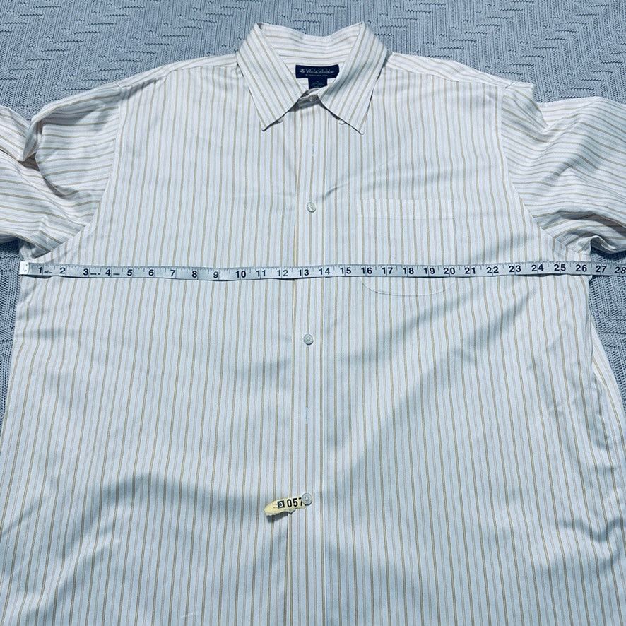 Brooks Brothers Brooks Brothers yellow striped button down Size US XL / EU 56 / 4 - 6 Thumbnail