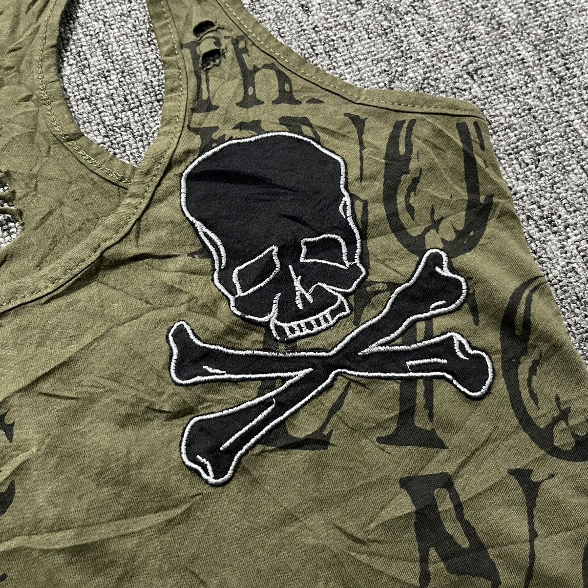 KMRii crazy ☠️ Skull Poem Laced Tanktop Size US M / EU 48-50 / 2 - 7 Thumbnail