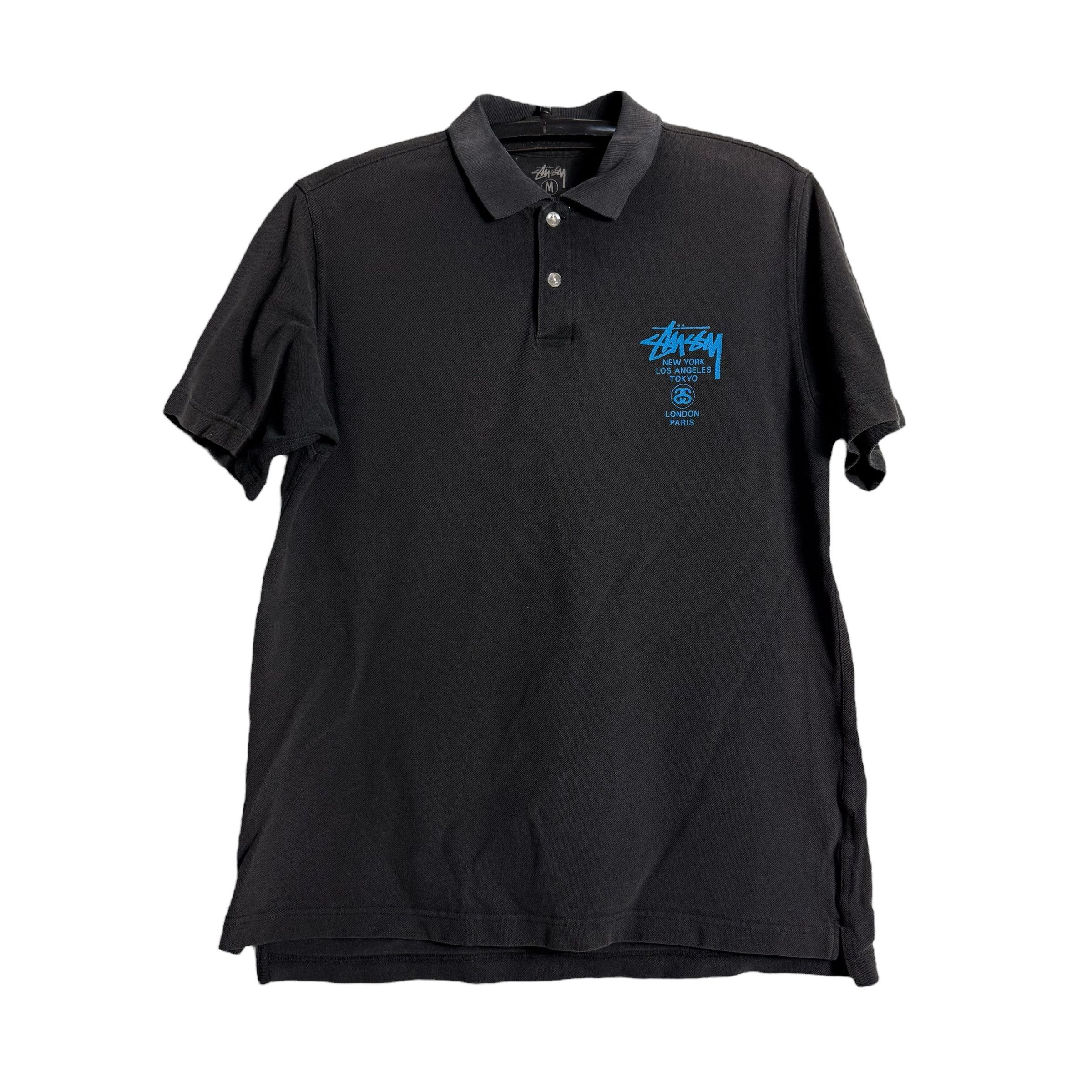 Stussy 🔥RARE🔥Vintage Stussy Tour Streetwear Polo Shirt Size US M / EU 48-50 / 2 - 3 Thumbnail