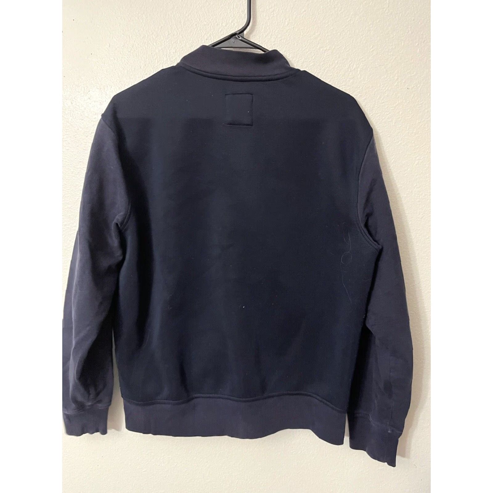 Gap VINTAGE Gap Men's Bomber Style Full Zip Sweater Jacket - Navy Blue, Medium, Casual, Workwear, Fall Winter Size US M / EU 48-50 / 2 - 2 Thumbnail