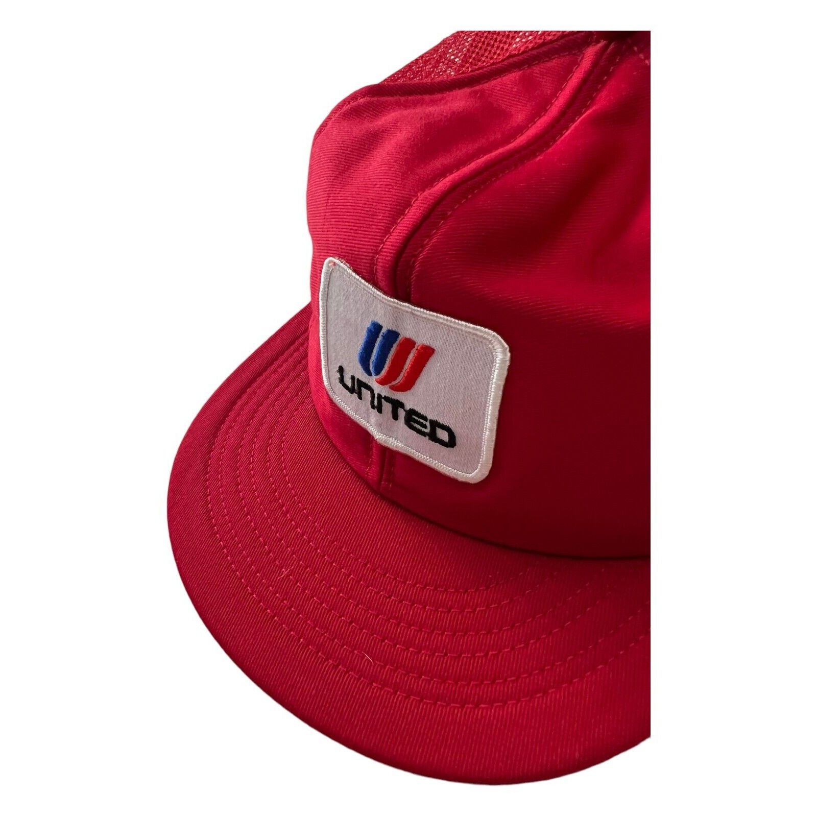 Other 80s 90s Vintage United Snapback Trucker Hat Red Mesh Size ONE SIZE - 3 Thumbnail