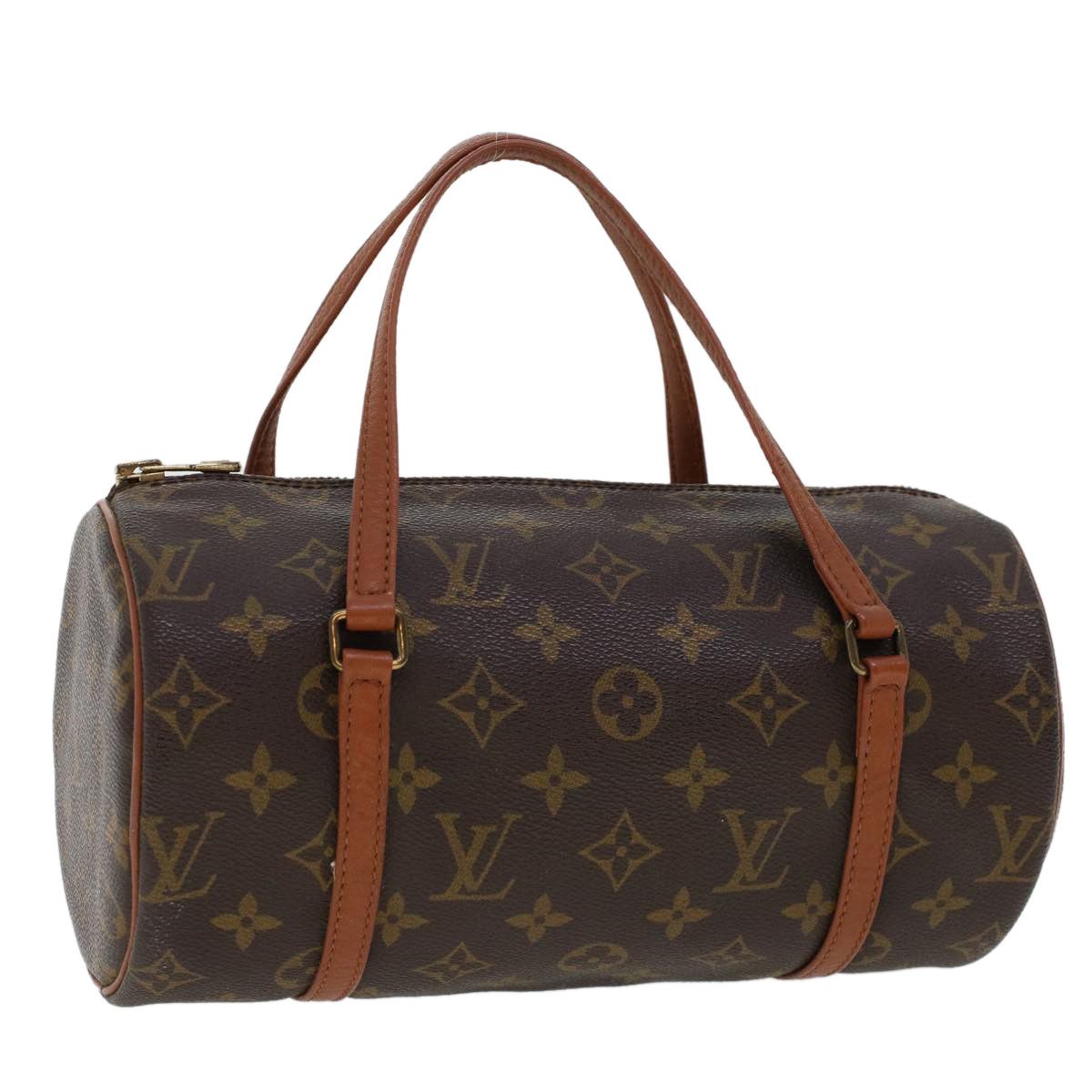 AUTHENTIC LOUIS VUITTON Monogram Papillon 26 Hand Bag M51386 with dust bag