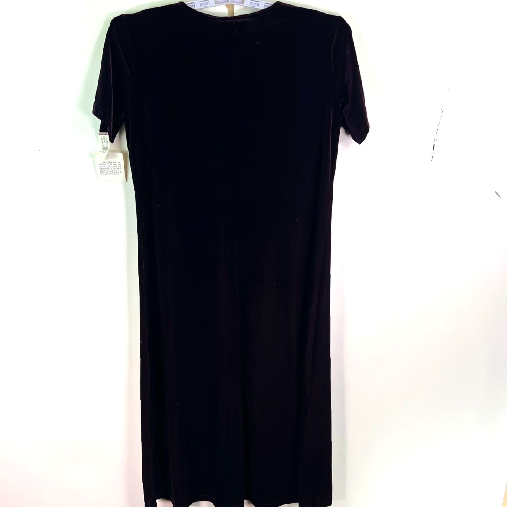 Velvet Dressing Clio Dress Maxi Velvet Dark Burgundy L Womens Size 36" / US 14 / IT 50 - 6 Thumbnail