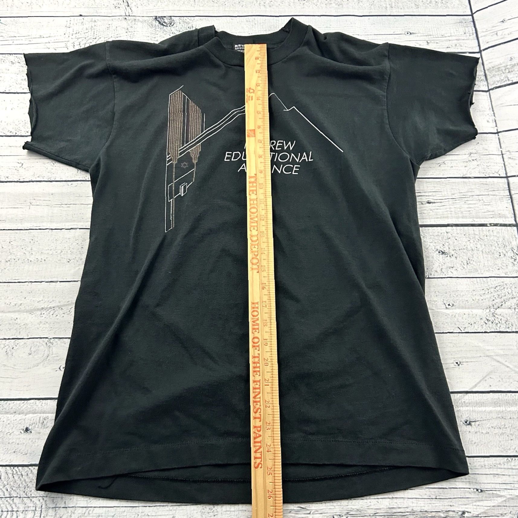 Vintage VINTAGE Screen Stars Hebrew Educational Alliance Short Sleeve T Shirt Men L Black Stars 90s Mens Size US L / EU 52-54 / 3 - 5 Thumbnail