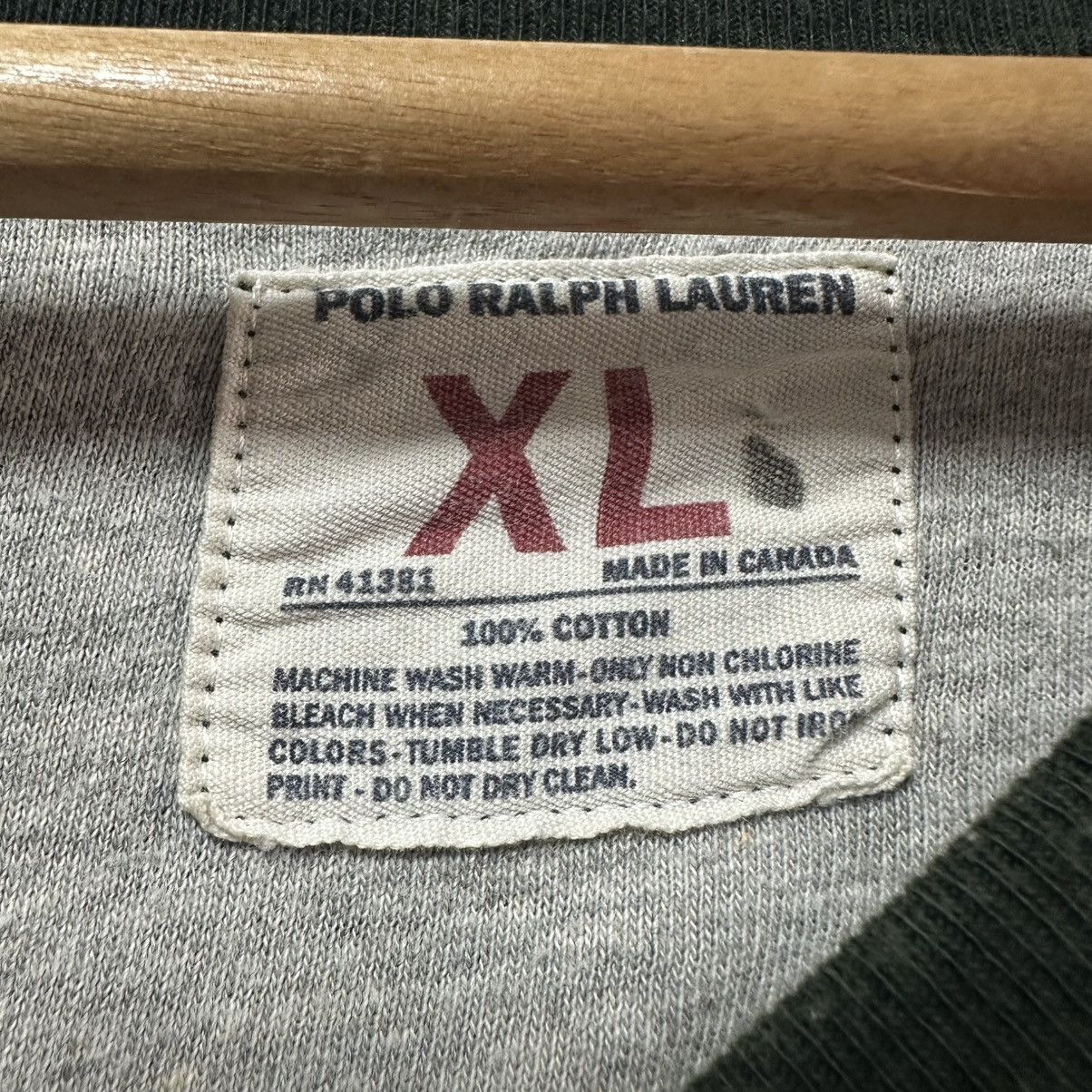 Polo Ralph Lauren Polo Ralph Lauren 90s Vintage Made in Canada Rare Size US XL / EU 56 / 4 - 3 Thumbnail