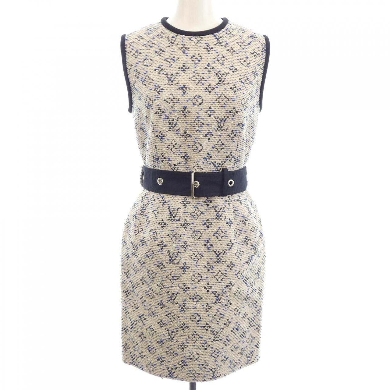 Louis Vuitton Louis Vuitton Louis Vuitton Dress Textile Dresses FKDR15ITK DUTY FREE for USA Size ONE SIZE - 1 Thumbnail