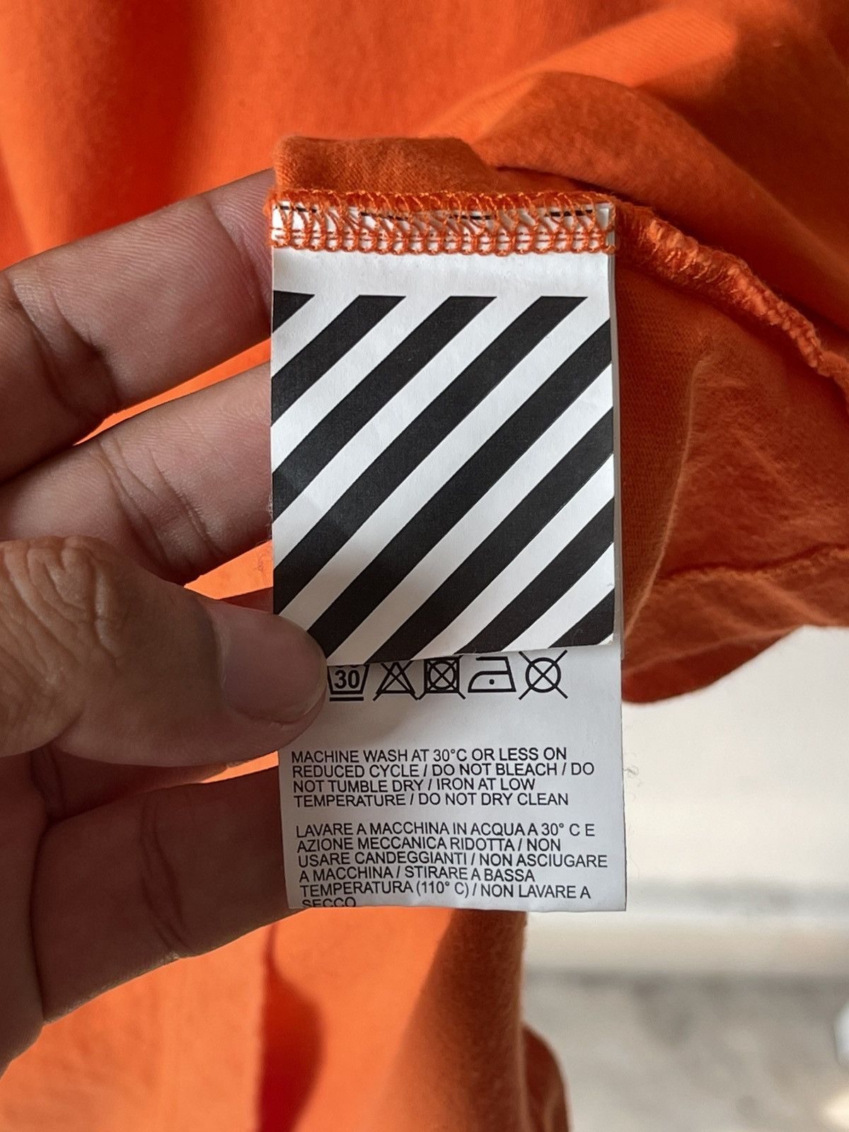 Off-White F/W2020 Off White Orange Tee A1 Size US XL / EU 56 / 4 - 11 Thumbnail