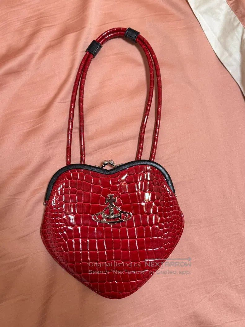 Vivienne Westwood Vivienne Westwood size os Small Saturn heart-shaped bag, ha Size ONE SIZE - 1 Thumbnail