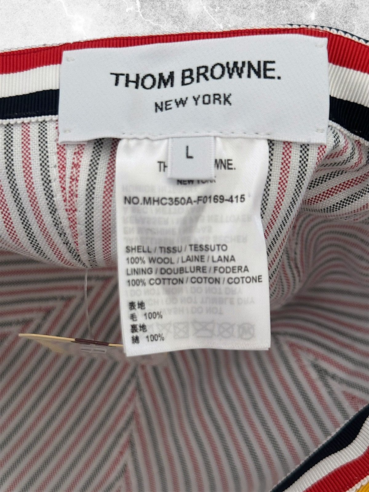 Thom Browne Thom Browne Tie Cap Size ONE SIZE - 11 Thumbnail