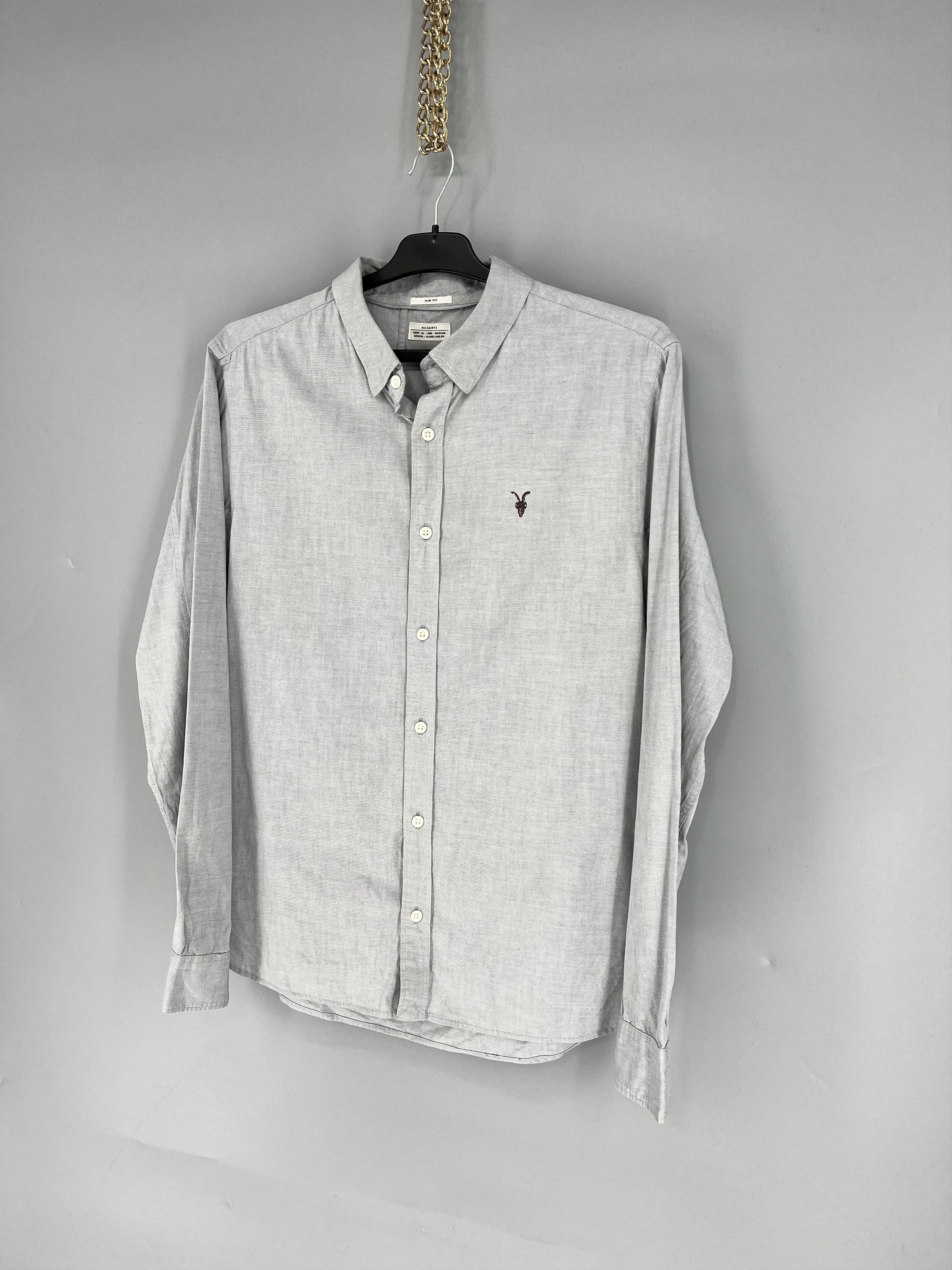 Allsaints Allsaints Shirts Button Up Streetwear Y2k Style Size M Size US M / EU 48-50 / 2 - 3 Thumbnail