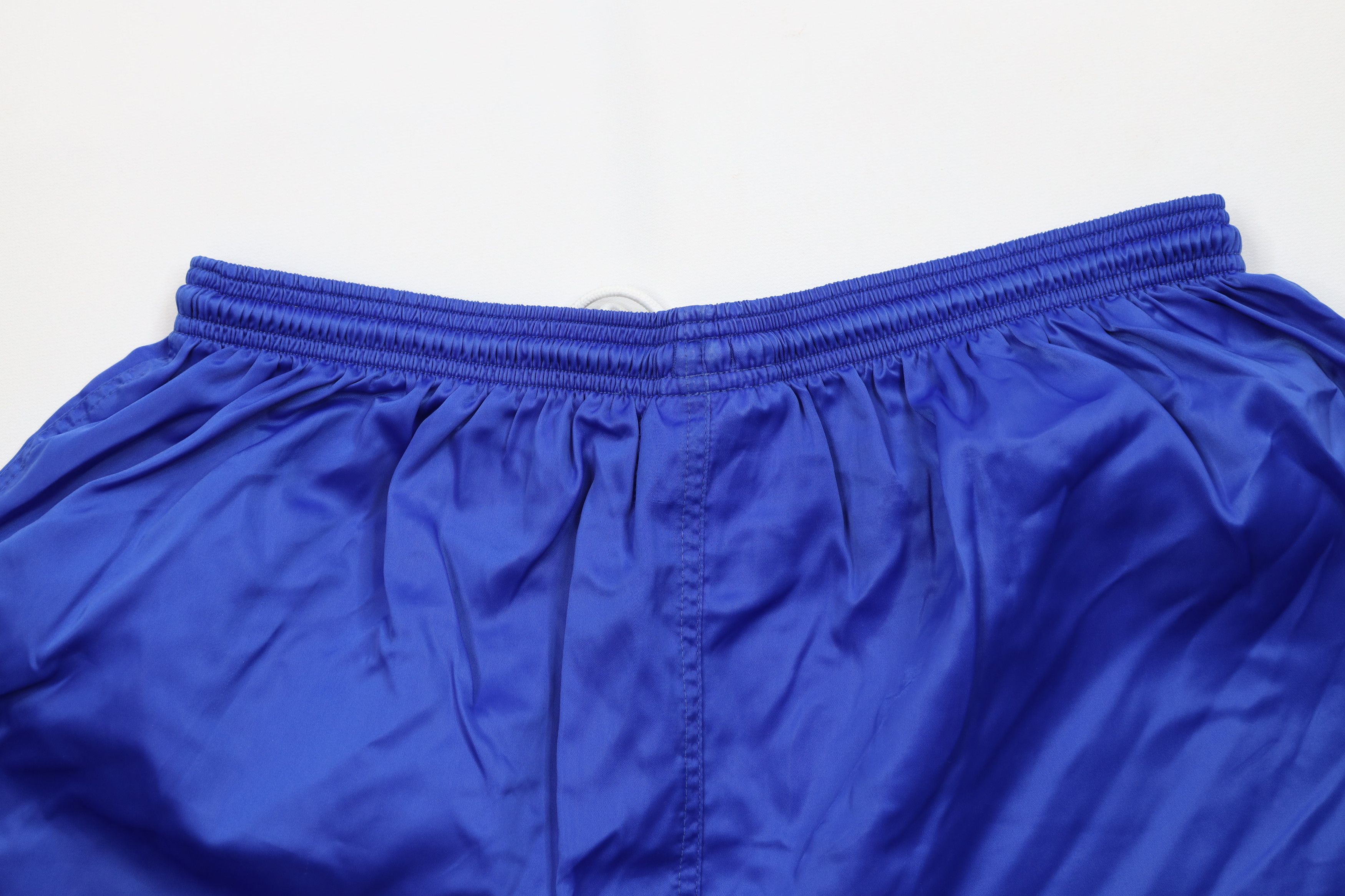 Adidas Vintage 90s Adidas Nylon Running Soccer Shorts Royal Blue Size US 36 / EU 52 - 11 Thumbnail